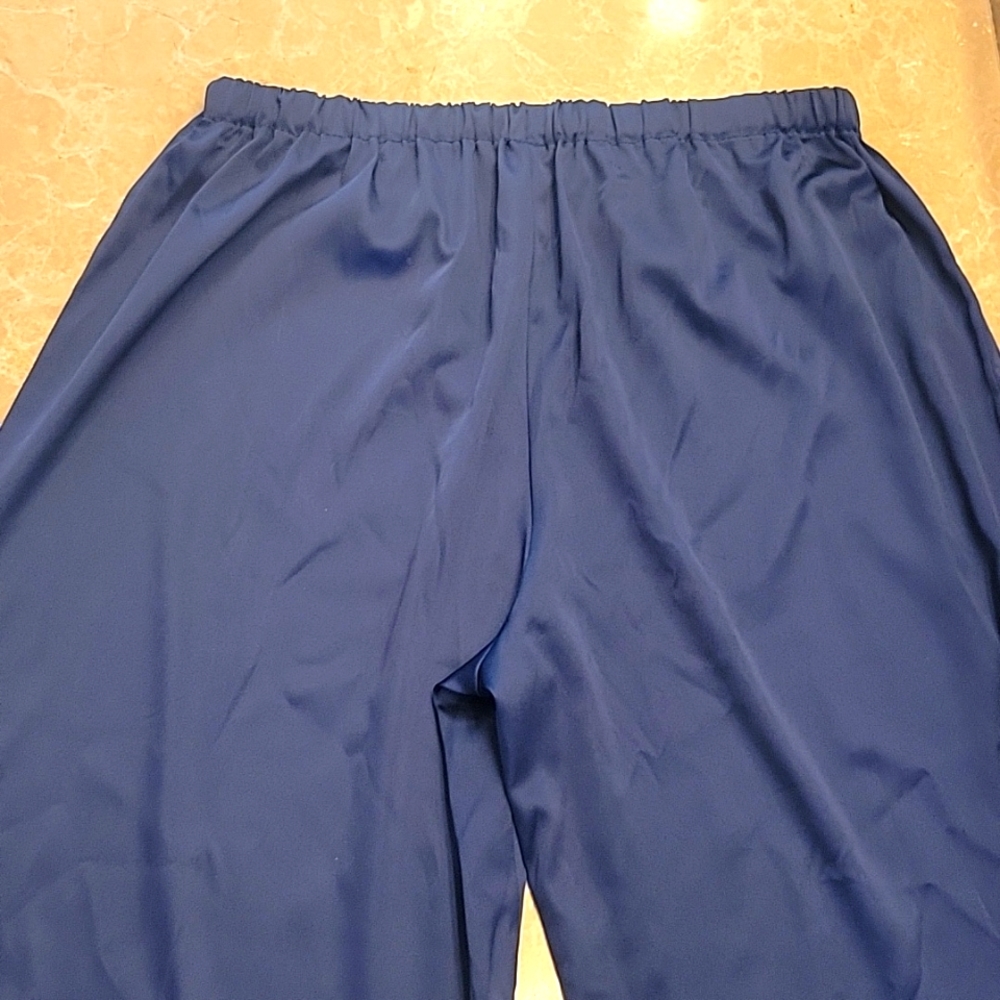 Identity Lingerie Baby Blue Silky Pajama Bottoms, M/L - Picture 10 of 15